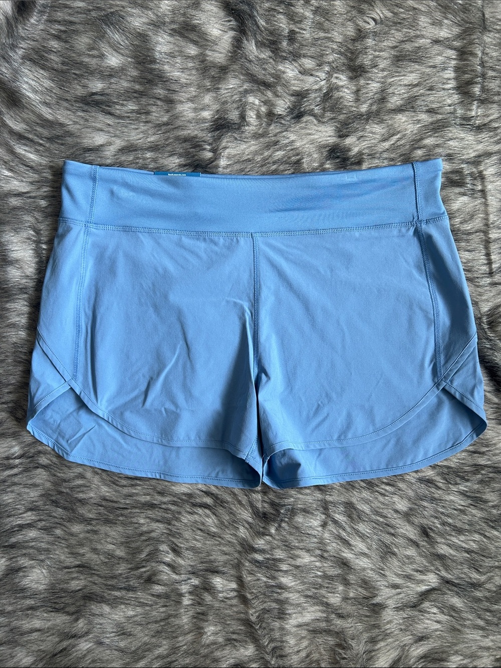 NWT Reel Legends Women's Beach Active Run Shorts Colony Blue Size Large